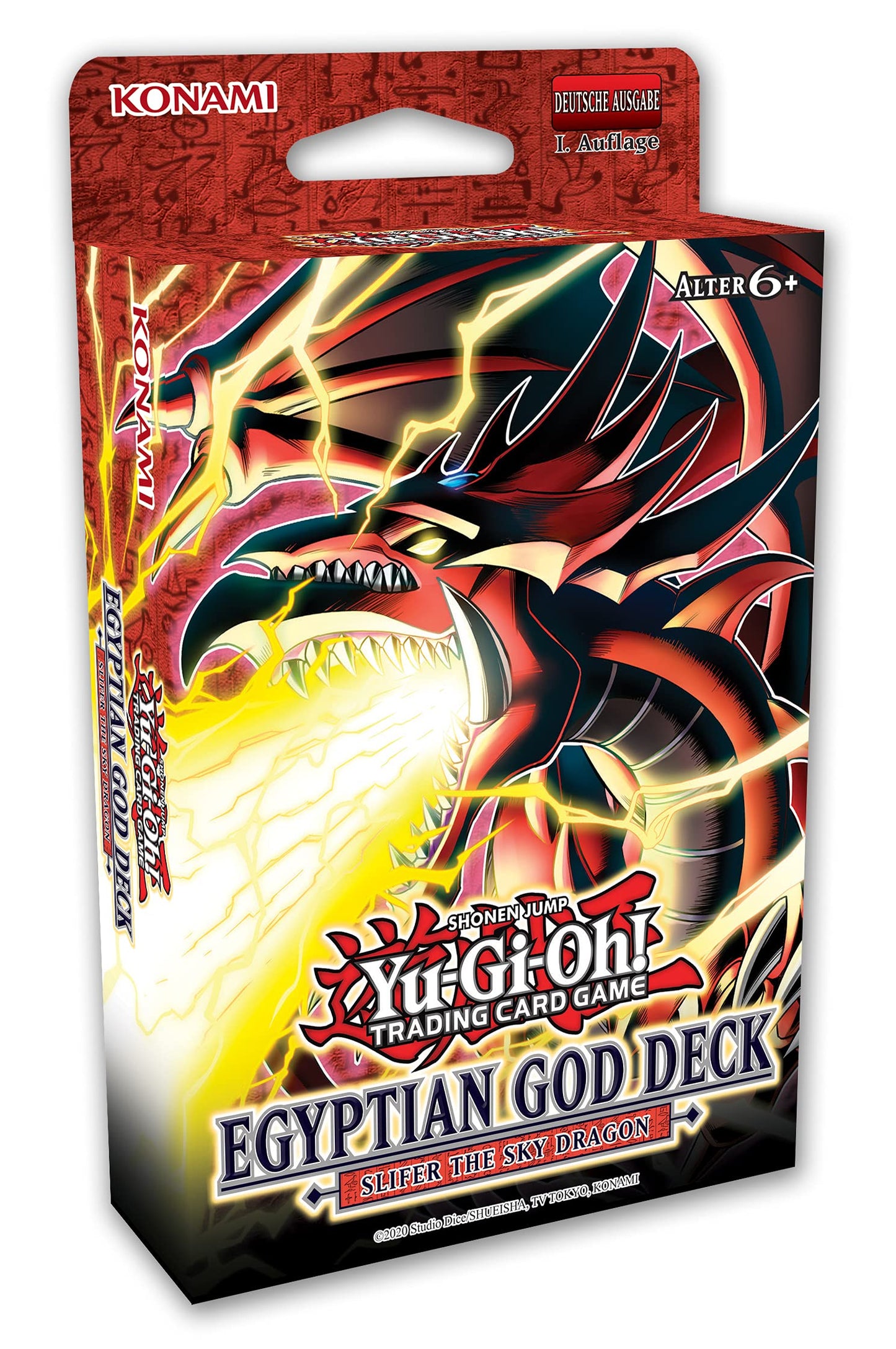 Yu-Gi-Oh! TRADING CARD GAME Ägyptisches Götter-Deck Set: Obelisk der Peiniger + Slifer der Himmelsdrache - Deutsche Ausgabe