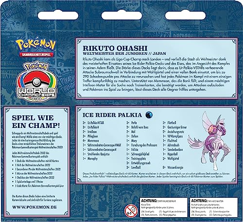 Pokémon-Sammelkartenspiel: Weltmeisterschaftsdeck 2022: Rikuto Ohashi