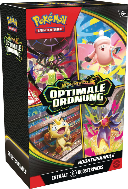 Pokémon-Sammelkartenspiel: Boosterbundle Mega-Entwicklung – Optimale Ordnung (6 Boosterpacks)